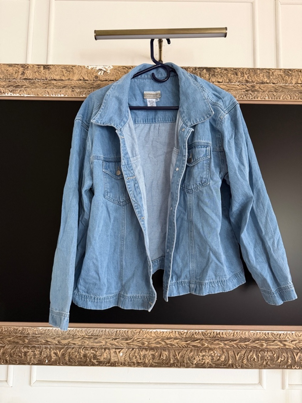 VINTAGE Light Blue Denim Jacket - Women’s Casual Outerwear - Picture 1 of 1